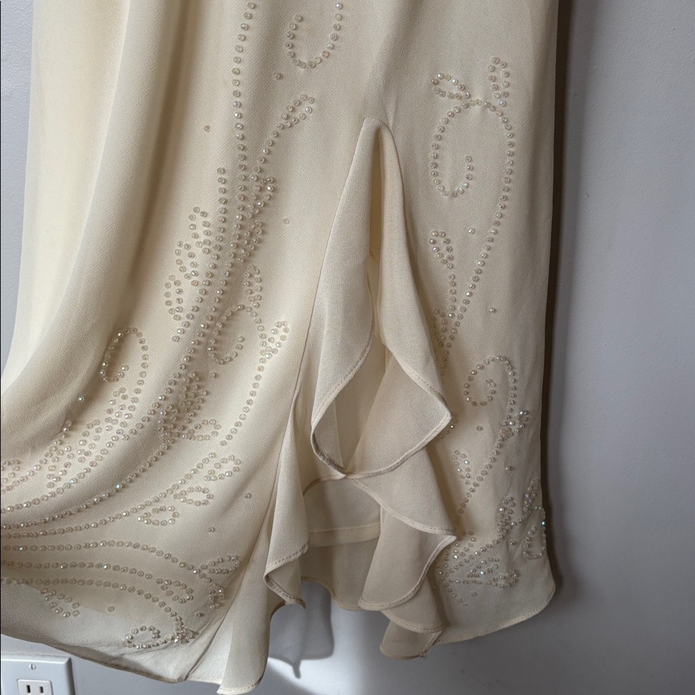 Vintage Ivory Minimalist Wedding Dress | Women’s Small - Picture 8 of 10